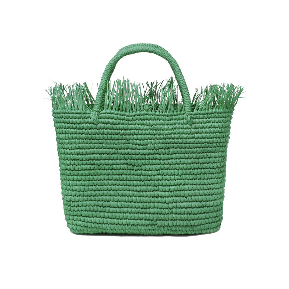 sensi studio Handbags - Sensi Studio Raffia Straw Green beach Bag